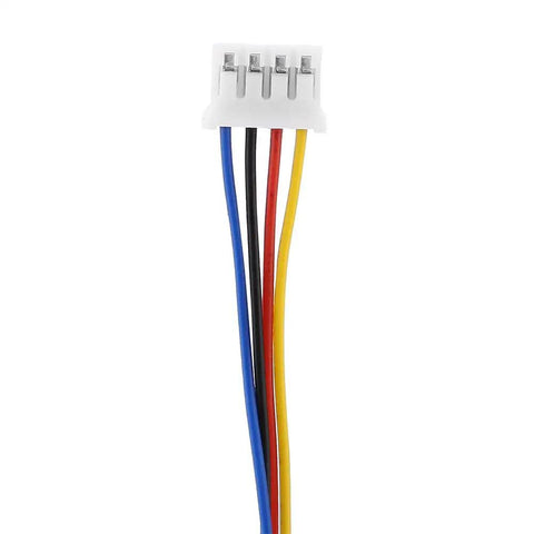 4-pin connector with colored wires for Absolute Beast 5V Micro Linear Stepper Motor Featuring Tight Screw Slider Design For Heavy Duty Pull Push Motion In Compact Boxes And Weekend Garage Mods That Crush It.