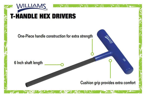Arm T Key Set With Pouch 6 Inch Shaft 8 Piece Cushioned Grip Like A Boss One Piece Handle For Extra Strength