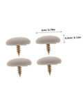 Headliner Repair Rivets Kit for Cars, Quick Interior Roof Fix, durable ceiling fasteners, textile-covered button, 2cm x 0.3cm size.