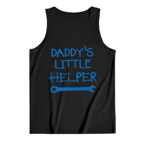 Top Rated Men's Tank Top Featuring Daddy's Assistant Mechanic Design With Hella Comfortable Quick Dry Sleeveless Workout Tee For Gym Sessions And Poolside Hangouts Crafted From Soft Cotton Fits To Keep Cool