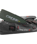 Big Capacity Waterproof Dry Bag For Boating And Travel, 135 Liter Gear Tote With RF Welded PVC Seams, fins visible inside