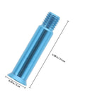 Sick Blue Alloy 8 Piece Inline Skate Screw Repair Kit For Roller Maintenance Good For Skaters Wanting To Secure Tighten Wheels Smooth And Ride Like A Pro Avoiding Looseness This Tool Makes A Rad Gift For Buddies Who Love Their Boards Daily. blue alloy inline skate screw, 1.38 in x 0.39 in