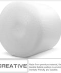 Thickened LDPE Bubble Wrap Roll For Moving And Shipping, One Roll Cushion Film, Eco Friendly Packing Material For Ceramics And Glass