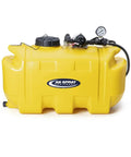 25 Gallon Platinum Spot Sprayer With Prime Pump Delivers 60 Psi For Heavy Duty Ag Work Polyethylene Tank UV resistant tank with pump.
