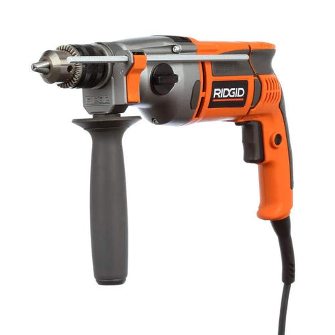 Heavy Duty Hammer Drill Eight Point Five Amp Corded One Half Inch Capacity R50111 Pro Grade Tool For Concrete And Masonry