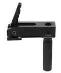 Side view of Quick Positioning Woodworking Bench Clamp With Aluminum Alloy Build Heavy Duty Rock Solid Hold Portable Desktop Vise.