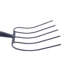 Handheld Manure Fork With Solid Prongs For Grass And Garden Cleanup Durable Iron Pitch Fork For Farm And Yard Work