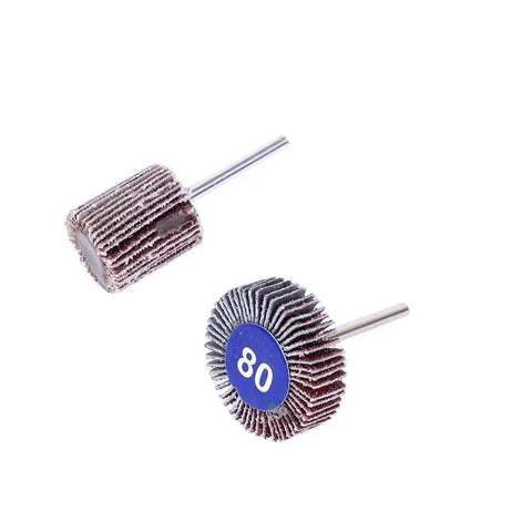 Top Tier 20 Pack Abrasive Flap Wheel Sanders With 80 Grit For Grinding And Polishing Wood, Metal, Plastic Surfaces Including Rust Removal Deburring Weld Cleaning And Paint Stripping Jobs two 80 grit flap wheels with aluminum oxide coating