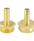 3/8 Inch Garden Hose Repair Kit With Brass Mender Ends Male And Female Connectors And Clamps For Leak Proof Outdoor Watering