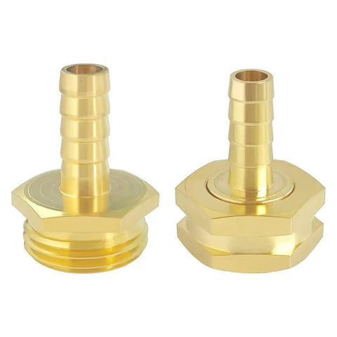 3/8 Inch Garden Hose Repair Kit With Brass Mender Ends Male And Female Connectors And Clamps For Leak Proof Outdoor Watering