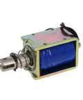 12V DC Push Pull Solenoid Electromagnet Open Frame With 10mm Stroke For Linear Motion, framed coil with plunger