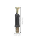 3.5cm fastener rod from 24 Piece Furniture Cam Lock Fastener Set For Wardrobes Cabinets And Drawers 35mm Plastic Rods