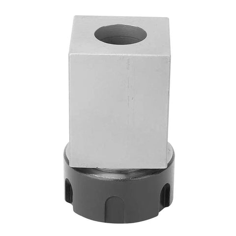 Heavy Duty ER25 Collet Block Holder Kit For CNC Lathes Engraving Machines Featuring Workholding System With Hex Key Chuck Set Guaranteeing Top Performance Handling Heavy Loads Smooth And Easy For Real Makers Doing Serious Work Today, silver steel block