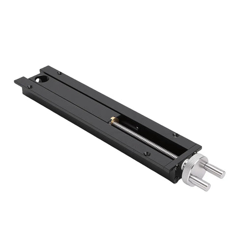 Tail Vise For Workbench With 0-110mm Stroke And 20mm Table Hole Aluminum Alloy Woodworking Vise With Quick Shift And Two Tenon Stopper Crank Wheel