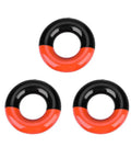 3-pack Swing Weight Rings Set for Golfers, 3 steel weighted rings with grip, improve swing tempo, club head speed, muscle memory