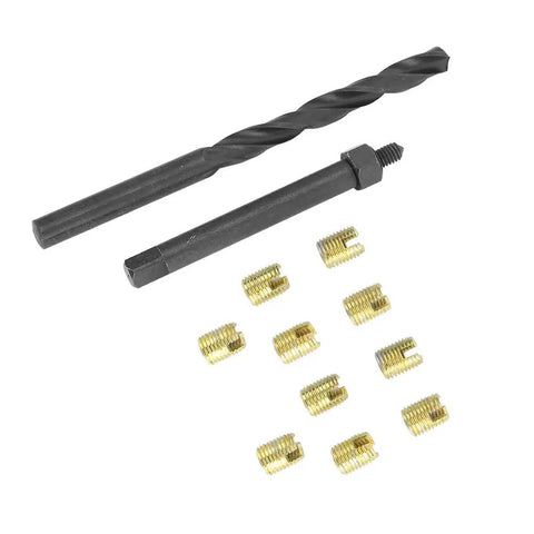 12 Piece M4x0.7 Thread Repair Kit With Self Thread Inserts Drill And Installation Tool For Automotive Appliances Electronics And Construction Machinery Pro Grade components