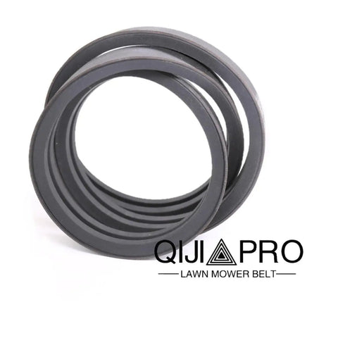 Chipper Replacement Belt 3 3/8 Inch Wide By 79 Inch Long With 5 Bands Fits Vermeer BC1000XL 153263001 shown coiled
