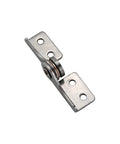 Stainless steel L-shaped damping hinge with roller pivot for torque control, cabinet hardware, 1 piece