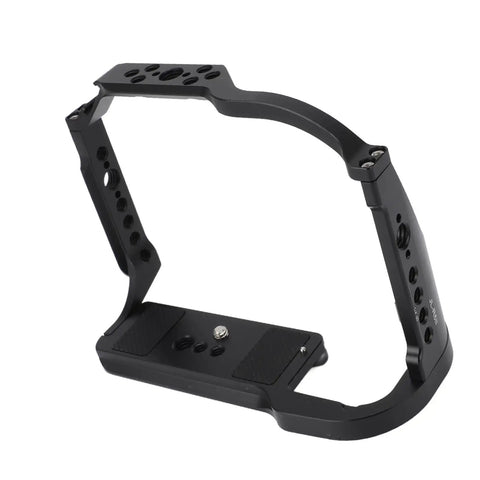 Durable Aluminum Camera Cage Rig For R5II And R52 Full Protection 360 Shield With Anti Slip Pads shown on a white background