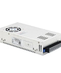 Beast 350W Switch Power Supply 24V 14.6A Single Output For Laser Machine And Solar Charge Rugged Easy Install Ideal For CNC Lasers And Off Grid Solar Projects silver metal power supply with cooling fan