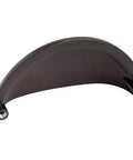 Top Shelf Rustic Bin Cup Pulls With Slick Oil Rubbed Bronze Finish Built Tough For Kitchen Cabinets And Bathroom Drawers, curved zinc handle.