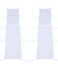 Leakproof Tent Rain Gutter System For Canopy, Heavy Duty Pop Up Gutter 14.44ft, double layout on white background.