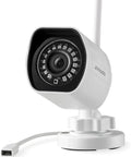 1080P Full HD Outdoor Wireless Security Camera with Color Night Vision, weatherproof design, close-up view
