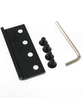 Durable Carbon Steel L Shaped Rail Connector For Sliding Barn Door Tracks L Rail Adapter Reliable Home Improvement Hardware