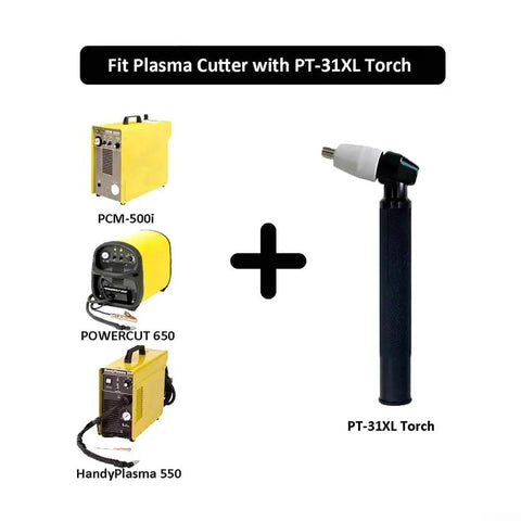 Pro Grade Plasma Electrode Tip Kit 0.96mm For ESAB PCM-500i PT-31XL Torch with PCM-500i, POWERCUT 650, HandyPlasma 550 visual