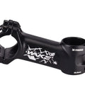 Ride-Ready 90mm 17 Degree MTB Stem With 31.8mm Clamp for Mountain, Road, BMX and Fixie Bikes Aluminum Alloy Black