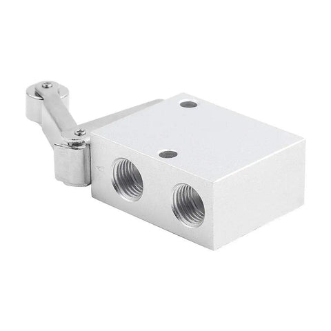 Heavy Duty Mechanical Pneumatic Roller Valve For Air Control With One Quarter Inch Ports No Sweat Setup Straight Up Reliable Pilot Diaphragm Control For Compressed Air Applications That Work Like A Charm