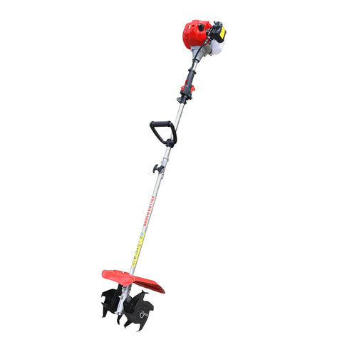Beast 51.7cc 2 Stroke Handheld Tiller Cultivator With Cordless Long Pole Design Gas Powered Garden Rototiller for Sandy Soil and Loose Ground