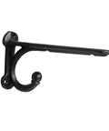 Sturdy Vintage Style Shelf Bracket with Hook solid wall mount hardware easy no fuss screw in installation fits most shelves classic rustic decor.