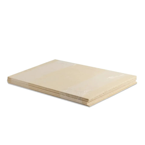 Baltic Birch Plywood Pack For Laser Engraving And CNC Projects 12 By 19 Inch Boards 6mm Thick 0.25 Inch Grade B And BB Glowforge Ready