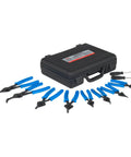 Stinger Internal and External Snap Ring Pliers Set 8 Piece Pro Grade Heavy Duty Fixed Tips Pliers With Thumbscrew Conversion for Quick Swap
