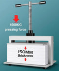 Game Changing Heavy Duty Steel Book Press Machine Built To Flatten Wrinkled A3 And A4 Sheets With Double Balance Rod and Serious Squeeze Workhorse shown with 1500KG pressing force.