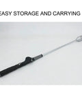 Steel Chromic Plated Golf Swing Trainer Stick For Right Hand Golfers with rubber grip on white background