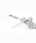 M4 X 80mm Stainless Steel Dowel Pins 304 Rust Resistant Cylindrical Shelf Support Pegs For Cabinets Bookshelves Bunk Beds Furniture Fasteners Silver Tone Pack Of 10 Built For DIY displayed on white background