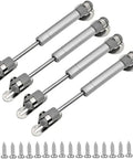 40N Gas Struts For Cabinets 6 Inch Lift Supports Soft Open Lid Stay 8.8lb Each 4 Pack With Screws Easy Install For Cabinet Doors