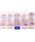 Top Tier Copper Flat Washer Assortment Set With M5 And M22 Sizes Perfect For Grounding Heat Conduction And Bolt Jobs On Machinery Frames Or Plumbing Projects Keeping Your Gear Cool And Connected Like Never Before, plastic organizer box