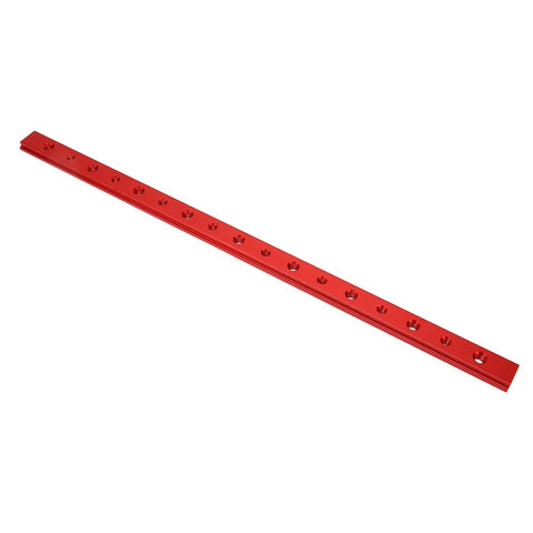 450mm T Slot Miter Track For Woodworking, Rugged Aluminum Alloy Jig Rail With Anodized Slick Surface For Smooth Operation