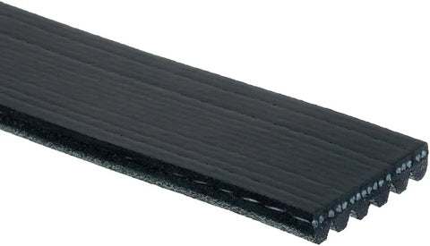Gold 6K930 Standard V-Ribbed Serpentine Belt For GM And Most Vehicles, close-up of ribbed texture and thickness