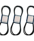 48 Inch Mower Deck Belt Combo Kit Fits 174368 180808 161597 Replacement Drive Belt Set for Lawn Tractors