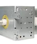 Zatagen 2M244-M1 Industrial Magnetron For Microwave Drying Equipment 1000W Water Cooled Component side view showing metal casing.