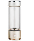 Hydrogen Water Generator Bottle 3 In 1 Portable Ionizer For On The Go Hydration With SPE Technology, clear design, USB rechargeable