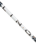 White And Gray Low Launch Golf Driver Shaft With Adapter Grip Low Spin Carbon Build For Smoother Swing Tempo