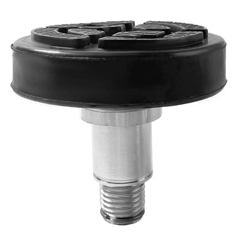 Straighten Out Your Stance With These Heavy Duty 4 Pack 35Mm Shaft Screw Lift Feet Pads, featuring a rubber top and steel shaft.