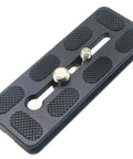 100mm Arca-Swiss Quick Release Plate For Tripod Ball Heads With 1/4 Inch And 3/8 Inch Mounts Lightweight Aviation Aluminum CNC Precision Build Built To Last DSLR Go-To Mounting Plate