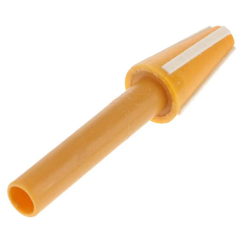 BT30 Spindle Cleaning Rod And Brush Set For Metalworking Plastic Taper Wipe Cleaner with round head, orange tool close-up.