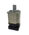 Rock Solid High Precision Helical Gear Planetary Gearbox Servo Reducer with flange mount, compact design for motor control.